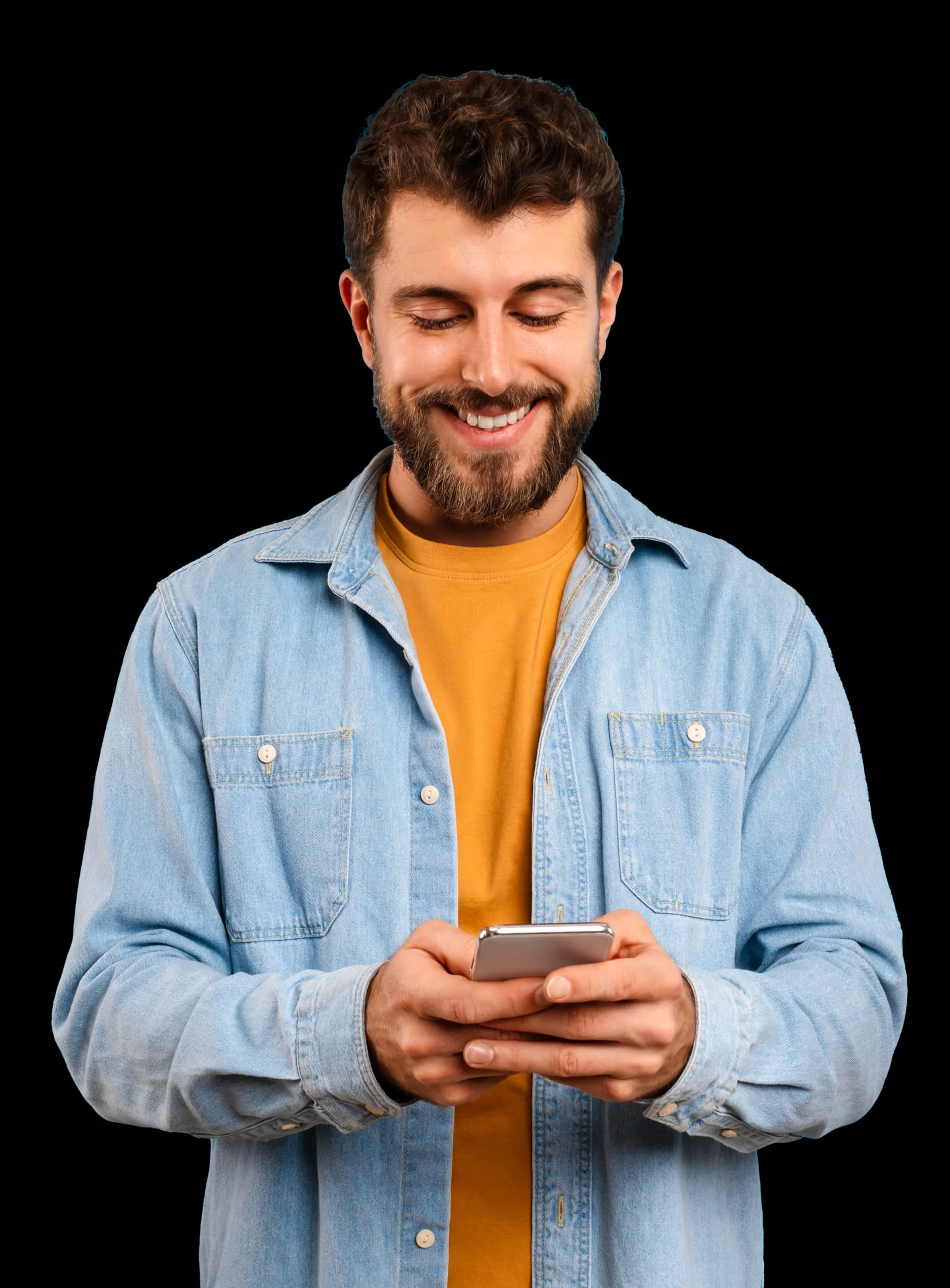 Mężczyzna z telefonem